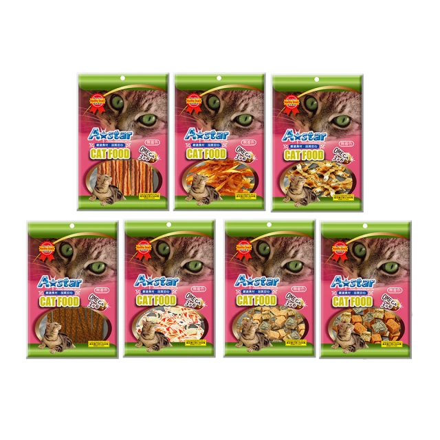 【A Star】貓專用零食系列3入裝(貓零食、貓點心、貓肉乾、Astar) 歷史價格詳細信息