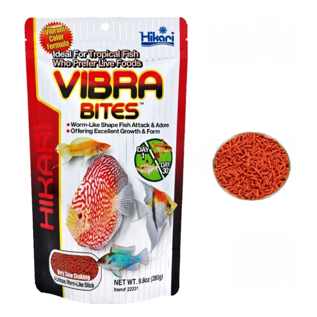 Hikari 高夠力 Vibra Bites 熱帶魚蟲型飼料 1kg 鬥魚 神仙魚 燈魚 七彩 歷史價格詳細信息