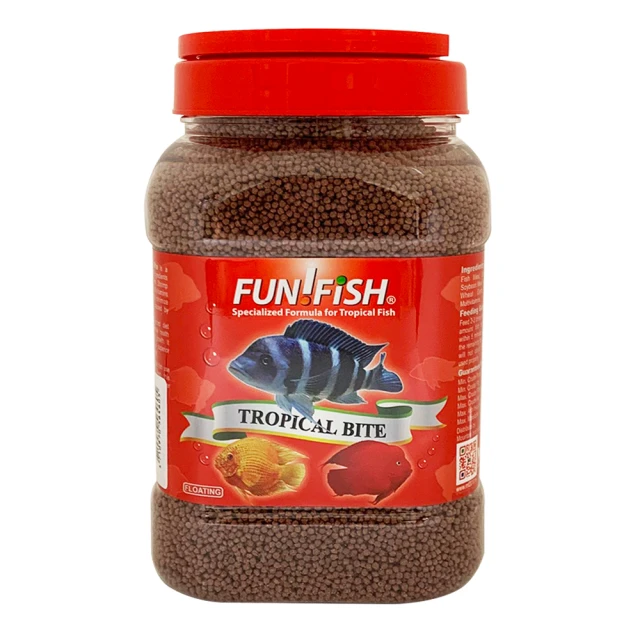 【FUN FISH 養魚趣】觀賞性熱帶魚揚色飼料 小粒500g/中粒420g(適合金魚及一般熱帶魚類食用) 歷史價格詳細信息