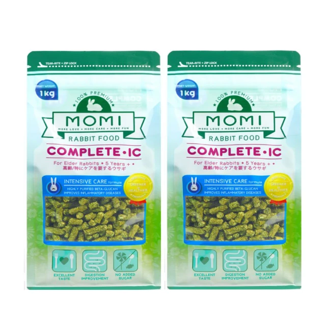 【兩包組】MOMI摩米營養全老兔飼料IC 1公斤裝 歷史價格詳細信息
