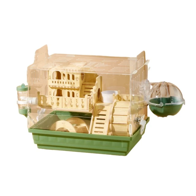 壓克力豪華倉鼠籠 全景透明倉鼠窩 寵物飼養箱 44.5*29*23cm 歷史價格詳細信息