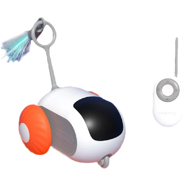 引力寵物自嗨玩具蜜蜂電動跑跑車智能感應逗棒羽毛消耗體力神器 歷史價格詳細信息