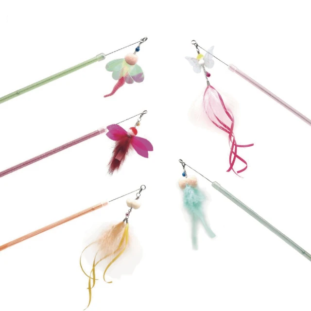 Amy Carol 逗貓棒系列 彈簧花羽/鋼絲單羽系列 (隨機出貨) 吸引貓咪玩耍的樂趣 貓用玩具『WANG』 歷史價格詳細信息