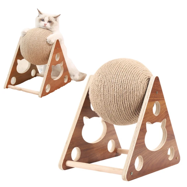 劍麻球貓咪玩具自嗨解悶神器逗貓棒磨牙麻繩發聲球耐咬幼貓狗用品 歷史價格詳細信息