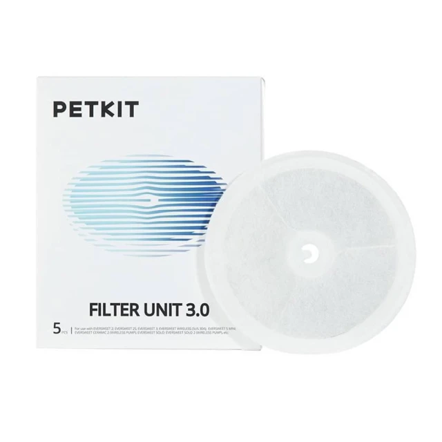 【PETKIT 佩奇】智能寵物循環活水機通用濾心3.0/五入裝x3盒(食品級材質) 歷史價格詳細信息