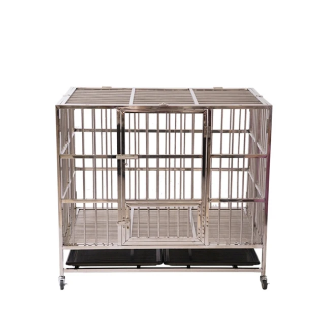 狗籠子可折疊中小型犬泰迪狗籠帶廁所分離家用室內外狗籠子貓兔籠 歷史價格詳細信息