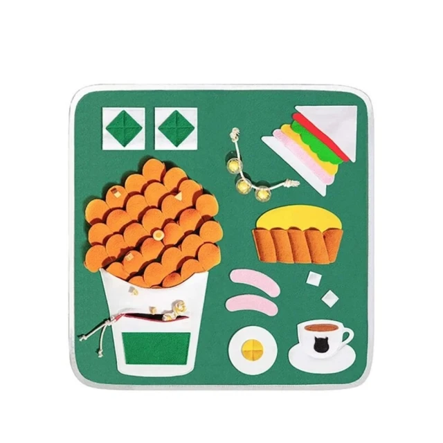 POOZPET 氣味遊戲墊 寵物地墊 遊戲地墊 肥宅快樂餐 玩樂 墊子 巧克力 雞塊 薯條 藏匿零食 狗狗 地墊 歷史價格詳細信息