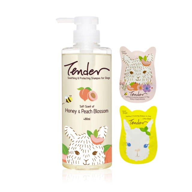 【TENDER 天生溫柔】澄花&羅勒 寵物安撫沐浴露480ml 犬用+贈15mlx2(洗毛精/寵物洗毛精/狗洗毛精) 歷史價格詳細信息