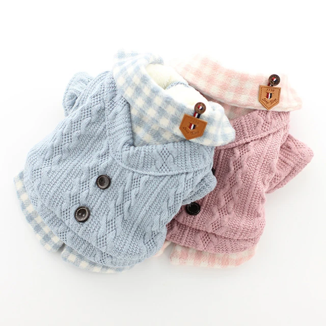 【Lollypop PET】毛線格子假兩件(秋冬款寵物服飾 貓狗衣服 保暖舒適) 價格比較,價格查詢,歷史價格詳細信息