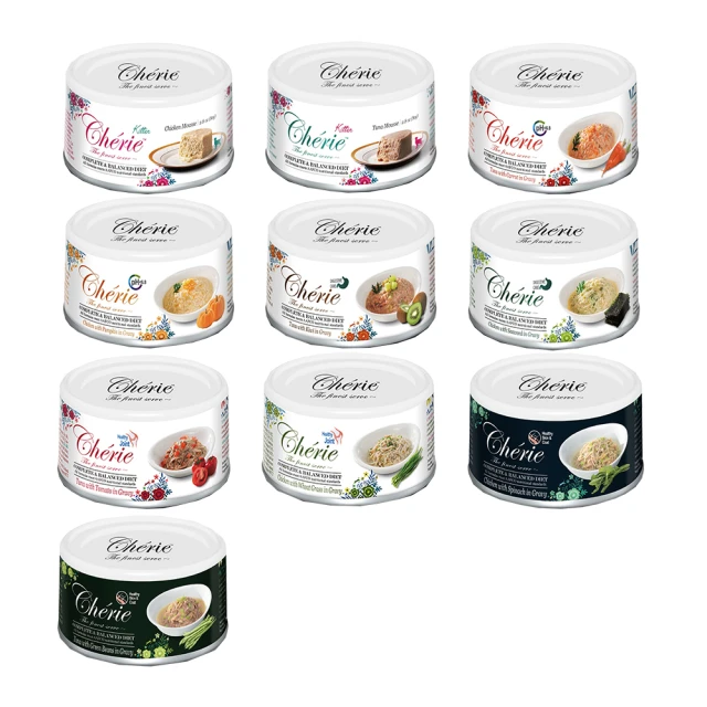 【Cherie 法麗】全營養主食罐系列｜雞肉佐海苔 - 保護腸胃道 箱購24入｜80g｜補肉 補機能 貓罐 歷史價格詳細信息