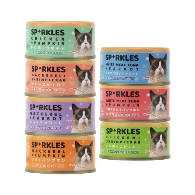 SPARKLES 超級 SP 無膠貓咪主食罐 70g x多罐組 無榖 貓罐 牛磺酸 低磷健康新主義 歷史價格詳細信息