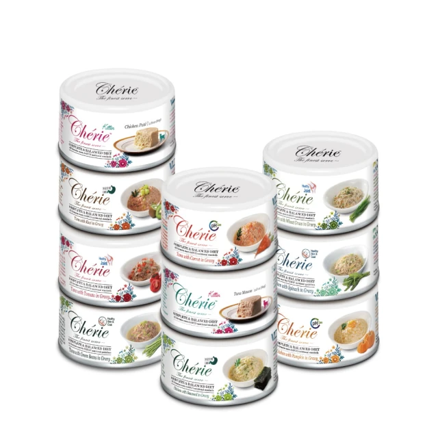 Cherie法麗 全營養主食罐 貓罐頭 80g/1入 寵物零嘴  現貨 蝦皮直送 歷史價格詳細信息