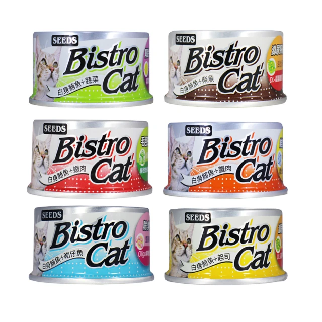 SEEDS Bistro 白金貓罐  85g 【一箱24罐裝-混搭出貨】-【貓罐】 歷史價格詳細信息