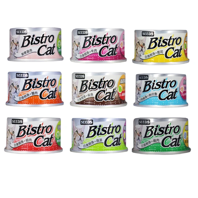 SEEDS Bistro 白金貓罐  85g 【一箱24罐裝-混搭出貨】-【貓罐】 歷史價格詳細信息