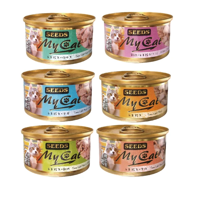 SEEDS My Cat 我的貓 機能貓罐 170克  大罐貓罐 【24罐入】 歷史價格詳細信息