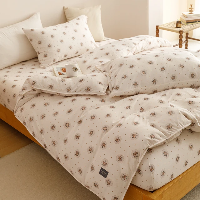 【京都手祚】4D雲感針織雙層紗被套床包四件組(雙人/加大/特大 均一價/全新花款/柔軟親膚/四季皆宜) 歷史價格詳細信息