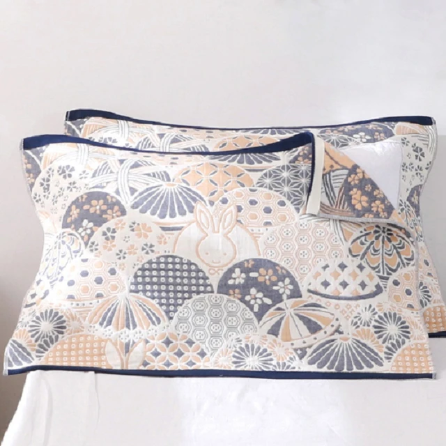 【Jun Jun】純棉寬邊枕頭套 一對(北歐森林) 歷史價格詳細信息