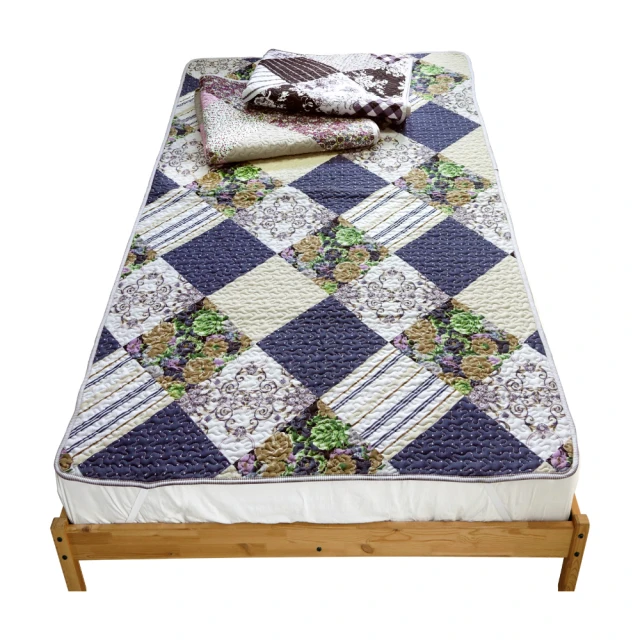 日式拼布床墊|保潔墊(單人款-02.紫粉花磚) 歷史價格詳細信息