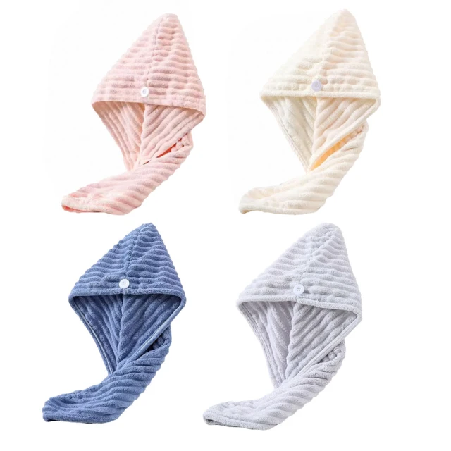 雲朵絨乾髮帽25*65cm-2入 歷史價格詳細信息