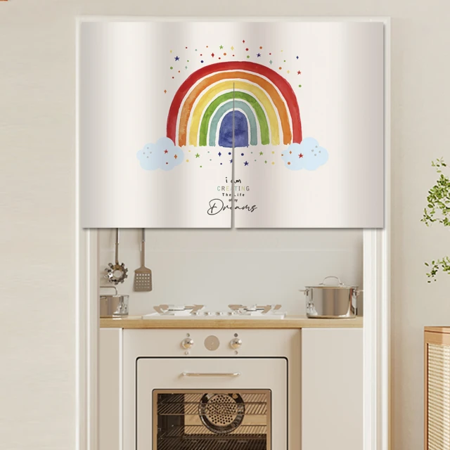 【BonBon naturel】韓式田園浪漫波浪蕾絲門簾/櫃簾-110*60CM(櫃簾/窗簾/短門簾/免打孔穿桿門簾) 歷史價格詳細信息