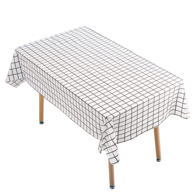 簡約格子桌布-淺咖大格子(140x140cm)[大買家] 歷史價格詳細信息