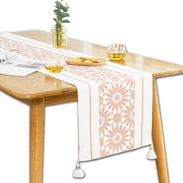 【Dido Home】法式蕾絲網紗刺繡桌巾 桌旗40X180cm(HM299) 歷史價格詳細信息