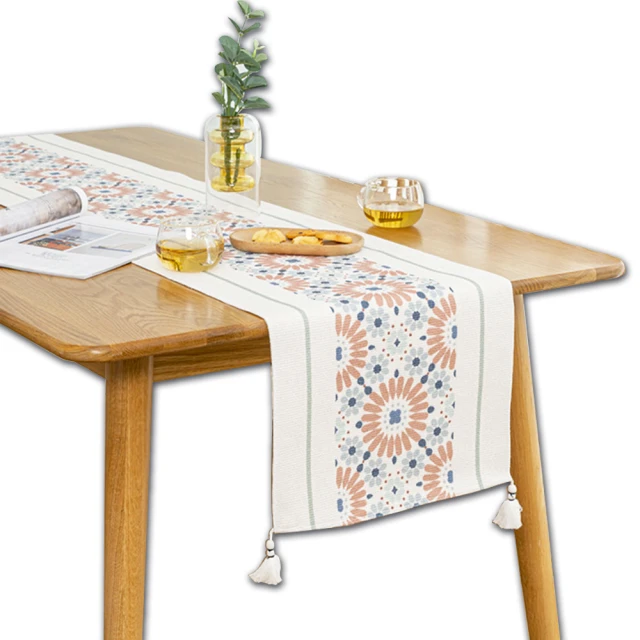 【Dido Home】法式蕾絲網紗刺繡桌巾 桌旗40X180cm(HM299) 歷史價格詳細信息