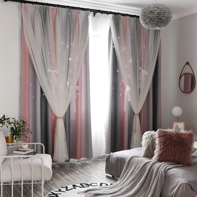 【巴芙洛】莫蘭迪雙層窗簾/遮光窗簾(一片式) 歷史價格詳細信息