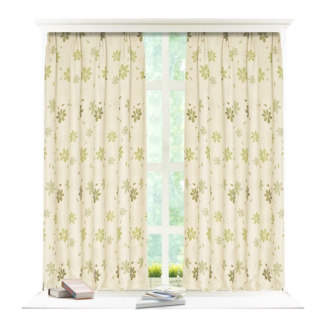 【小銅板】田園小鳥系列遮光窗簾(寬100X高180-2片入-總寬200cm) 歷史價格詳細信息