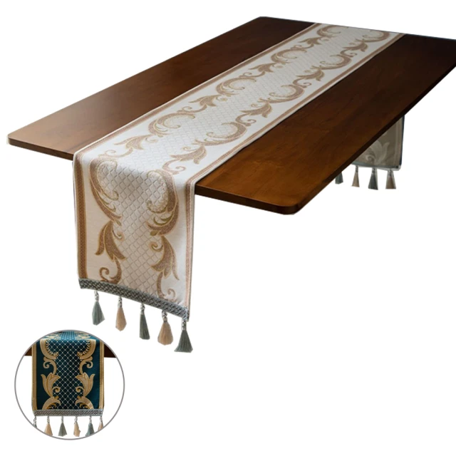 【Dido home】輕奢蕾絲 簍空垂墜桌巾桌旗(HM269) 歷史價格詳細信息