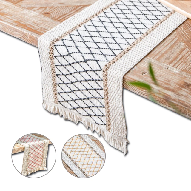 【Dido home】編織棉紗 流蘇造型 長桌 桌巾桌布-130x230cm(HM275) 歷史價格詳細信息
