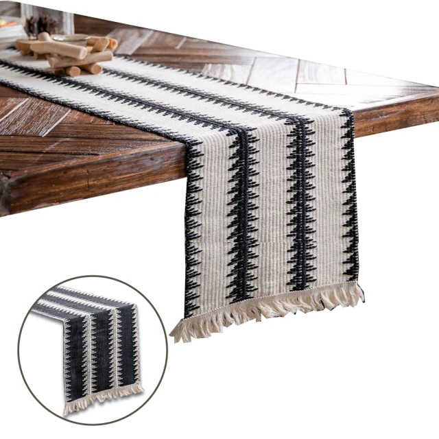 【Dido home】編織棉紗 流蘇造型 長桌 桌巾桌布-130x230cm(HM275) 歷史價格詳細信息
