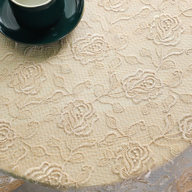 【BonBon naturel】北歐巴黎香檳立體刺繡蕾絲長桌旗/檯布-26X150CM(桌巾/桌旗/蕾絲桌巾/蓋布) 歷史價格詳細信息