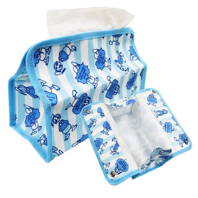 【收納王妃】[迪士尼]唐老鴨布藝桌上面紙套 面紙盒/收納盒(26x12x14cm) 歷史價格詳細信息