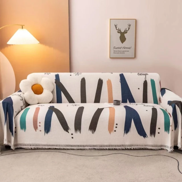 【BLACK PEACOCK 黑孔雀】北歐-沙發巾 沙發蓋布 防貓抓沙發套罩 沙發墊 沙發毯(三人位 寬180*長340cm) 價格比較,價格查詢,歷史價格詳細信息