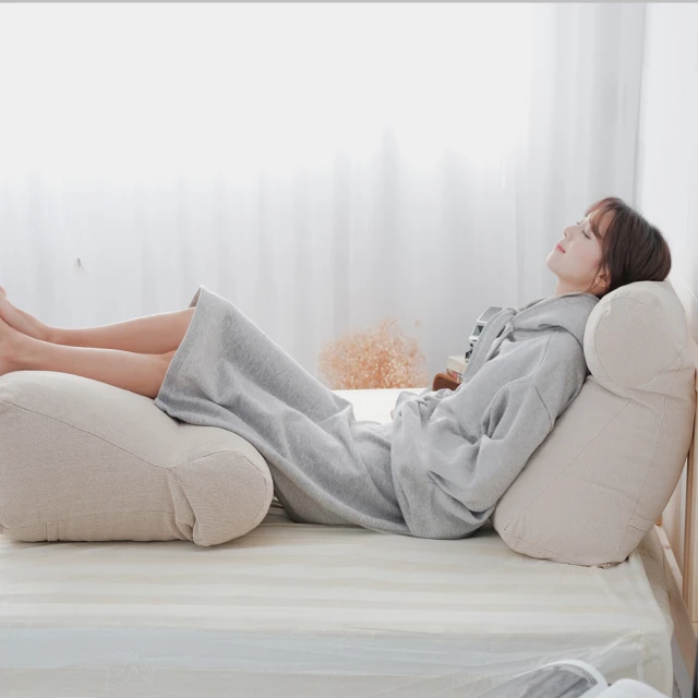 【凱蕾絲帝】台灣製造-多功能含枕護抬腿枕/加高三角靠墊-深藍(二入) 歷史價格詳細信息