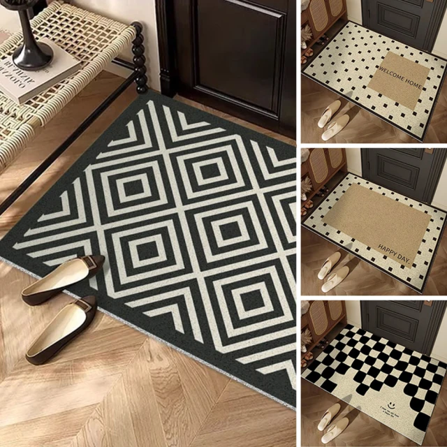 【聚時柚】可剪裁刮泥吸水160*50玄關腳踏墊(丙綸磨毛TPR地墊) 歷史價格詳細信息