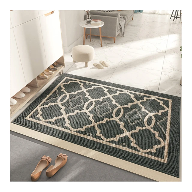 【聚時柚】招財貓迎賓刮泥90*60cm紅色玄關刮泥腳踏墊(絲圈印花地墊) 歷史價格詳細信息