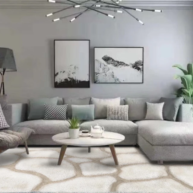 【SDL Home 山德力】新古典羊毛地毯 250x380cm 藍雪(藍色系 立體雕花 大尺寸) 歷史價格詳細信息