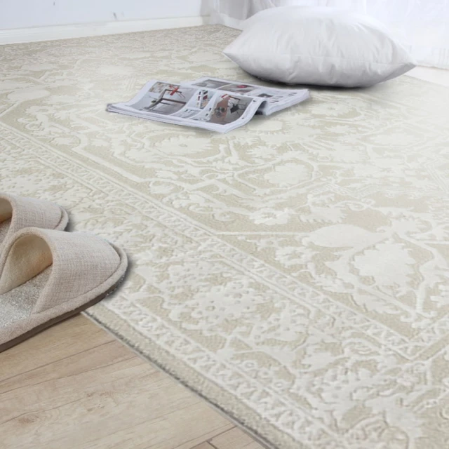 【SDL Home 山德力】新古典羊毛地毯 250x380cm 藍雪(藍色系 立體雕花 大尺寸) 歷史價格詳細信息