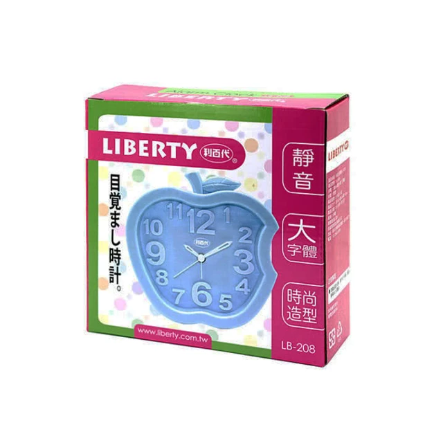 【LIBERTY】大型凸字粉彩靜音鬧鐘(LB-207) 歷史價格詳細信息