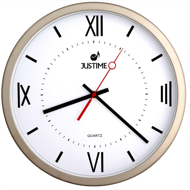 【JUSTIME 鐘情坊】時尚都市風 金屬現代都市風時鐘 清晰易讀 靜音掛鐘(靜音 省電 金屬時鐘 壁鐘 家飾品) 歷史價格詳細信息