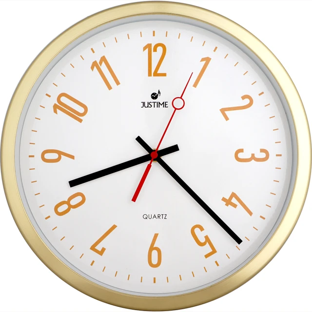 【JUSTIME 鐘情坊】時尚都市風 金屬現代都市風時鐘 清晰易讀 靜音掛鐘(靜音 省電 金屬時鐘 壁鐘 家飾品) 歷史價格詳細信息