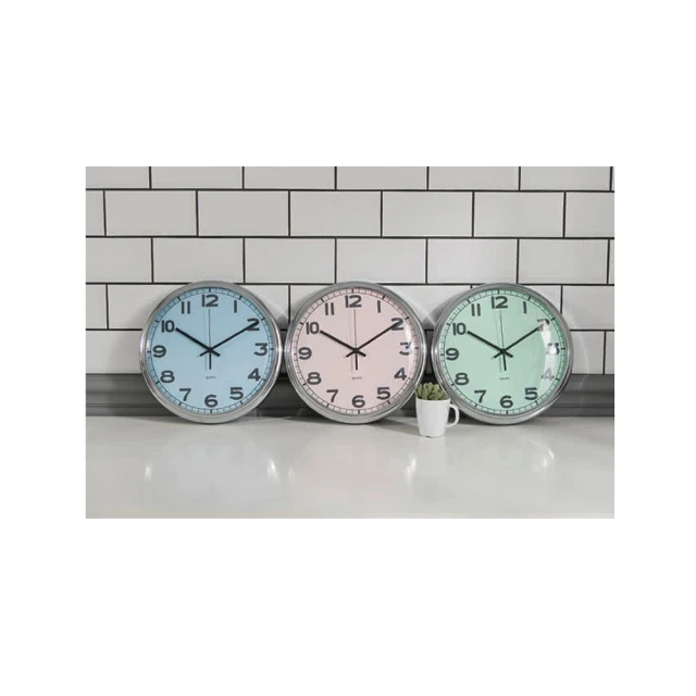 Lovel 31cm工業風鐵框魚眼鏡面靜音時鐘-粉（M7251N-PK） 歷史價格詳細信息