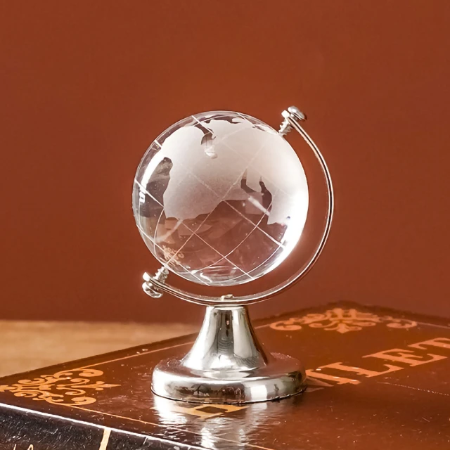透明地球儀擺件輕奢家居客廳電視櫃酒櫃辦公室桌面裝飾品生日 歷史價格詳細信息