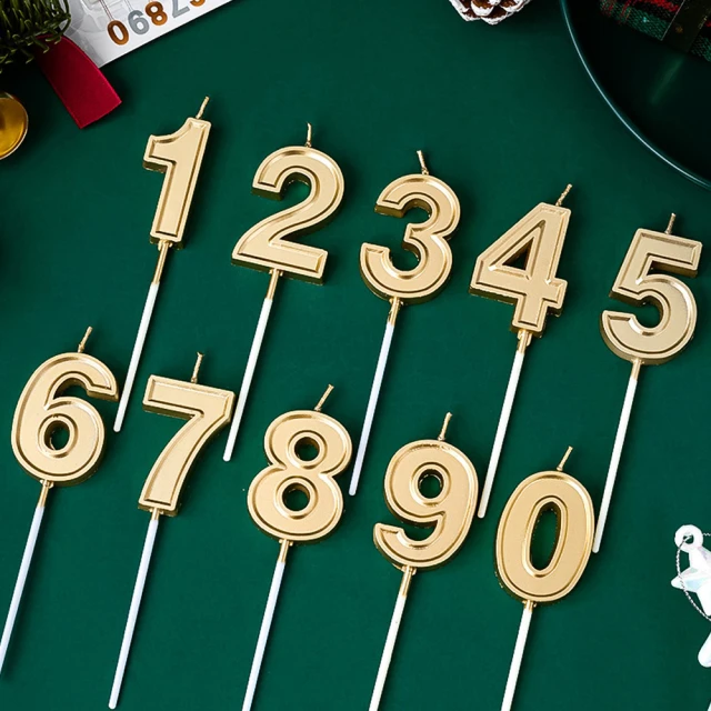 數字蠟燭-金色 歷史價格詳細信息