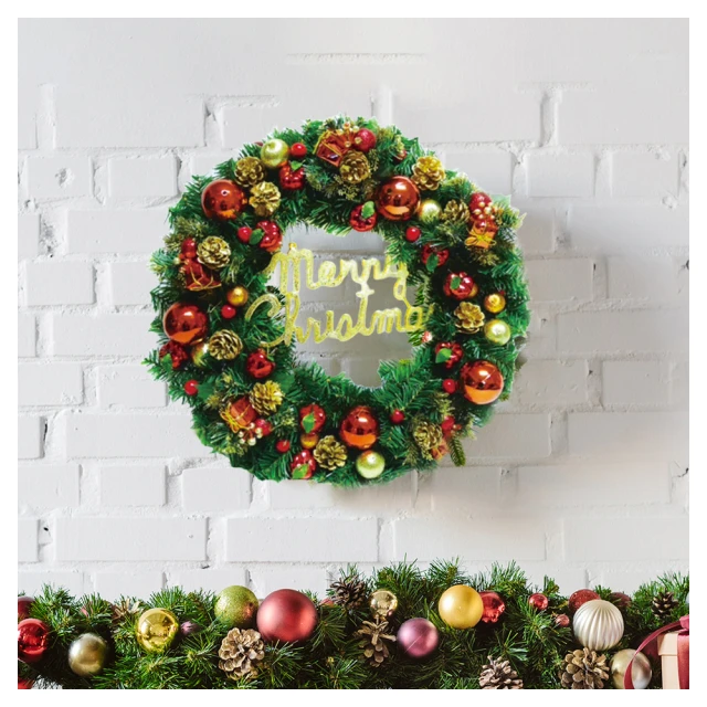 【摩達客】耶誕-台灣製聖誕鈴鐺樹藤花圈對組(一組兩入/輕巧免組裝/本島免運費) 歷史價格詳細信息