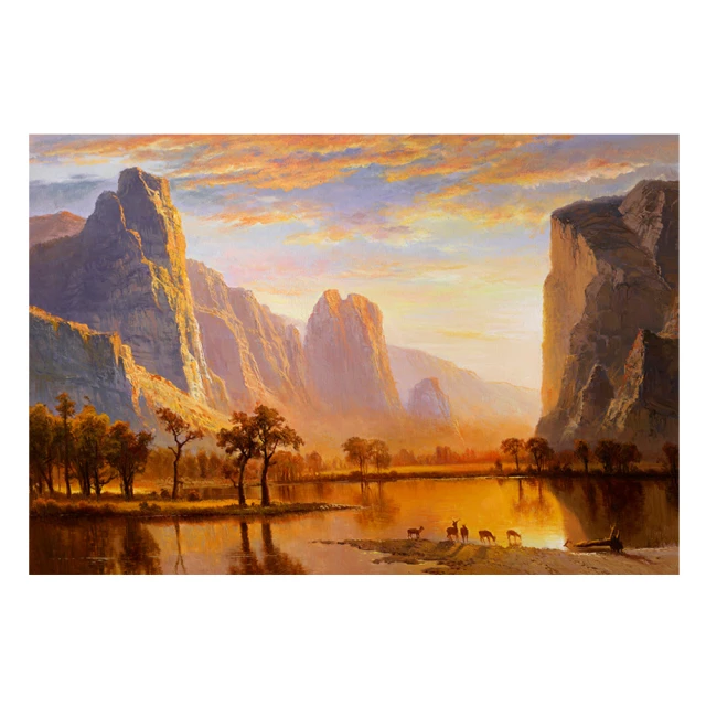 御畫房 雄風萬里 國家一級畫師手繪油畫60×90cm(VF-68) 歷史價格詳細信息