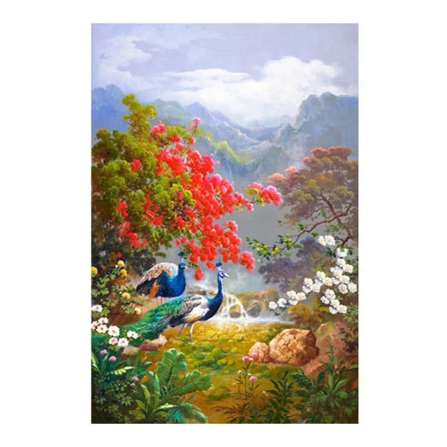 御畫房 雄風萬里 國家一級畫師手繪油畫60×90cm(VF-68) 歷史價格詳細信息