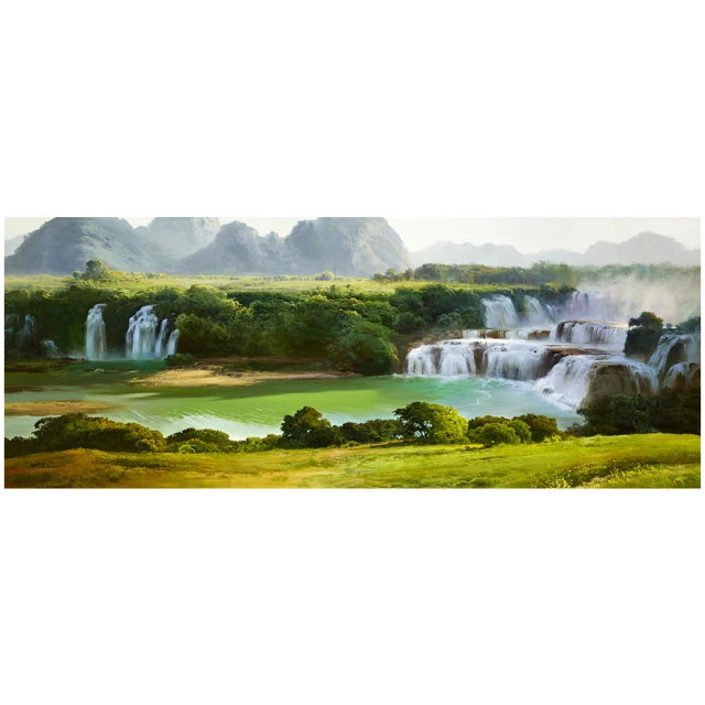 御畫房 雄風萬里 國家一級畫師手繪油畫60×90cm(VF-68) 歷史價格詳細信息